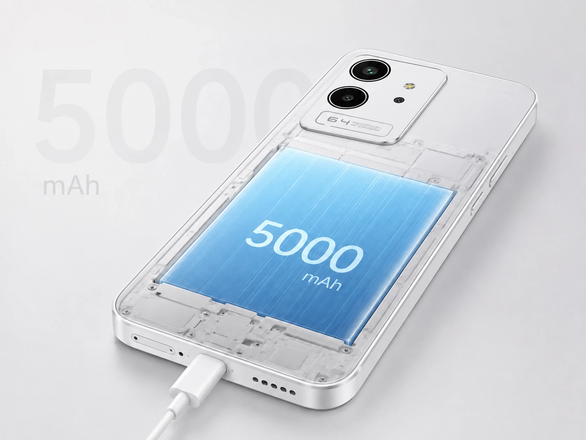 5000 mAh Kapasite