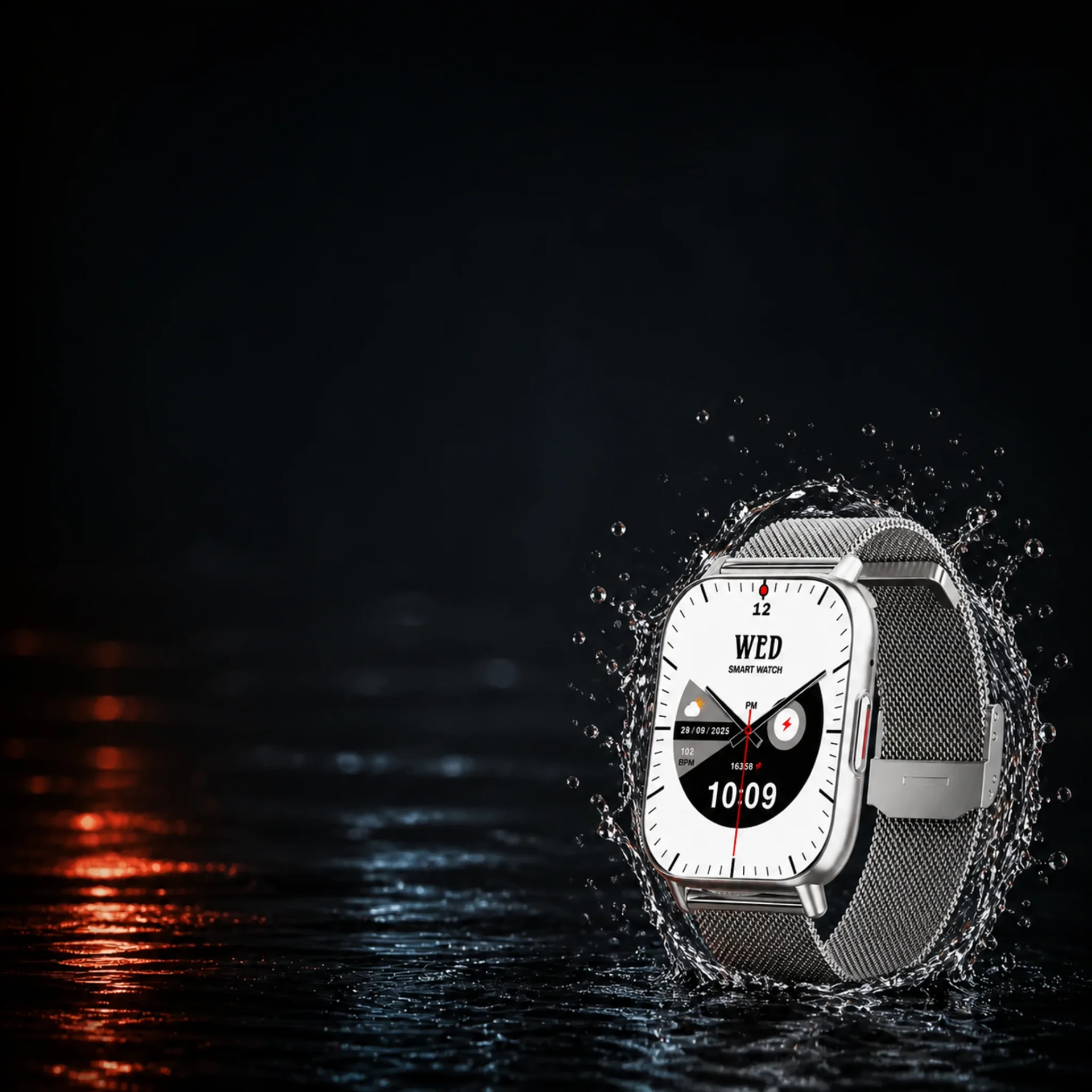Zinc Alloy Silver. Simple Elegance. — IP65